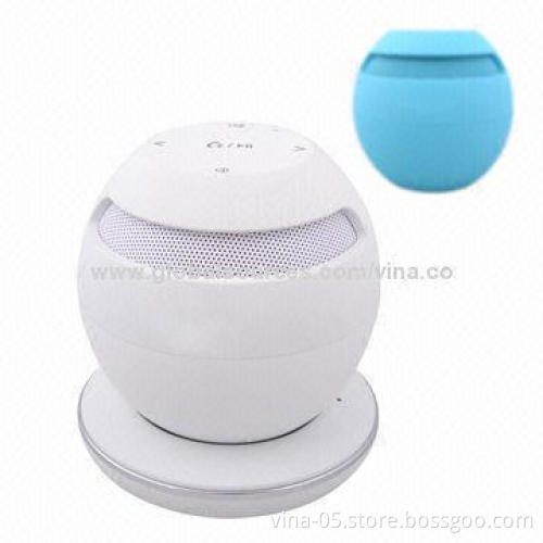 Portable Stereo NFC Wireless Bluetooth Speakers, 2.4GHz Frequency, 500mAh Built-in Li-ion Battery